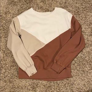 Colorblock Crewneck. Size XS.